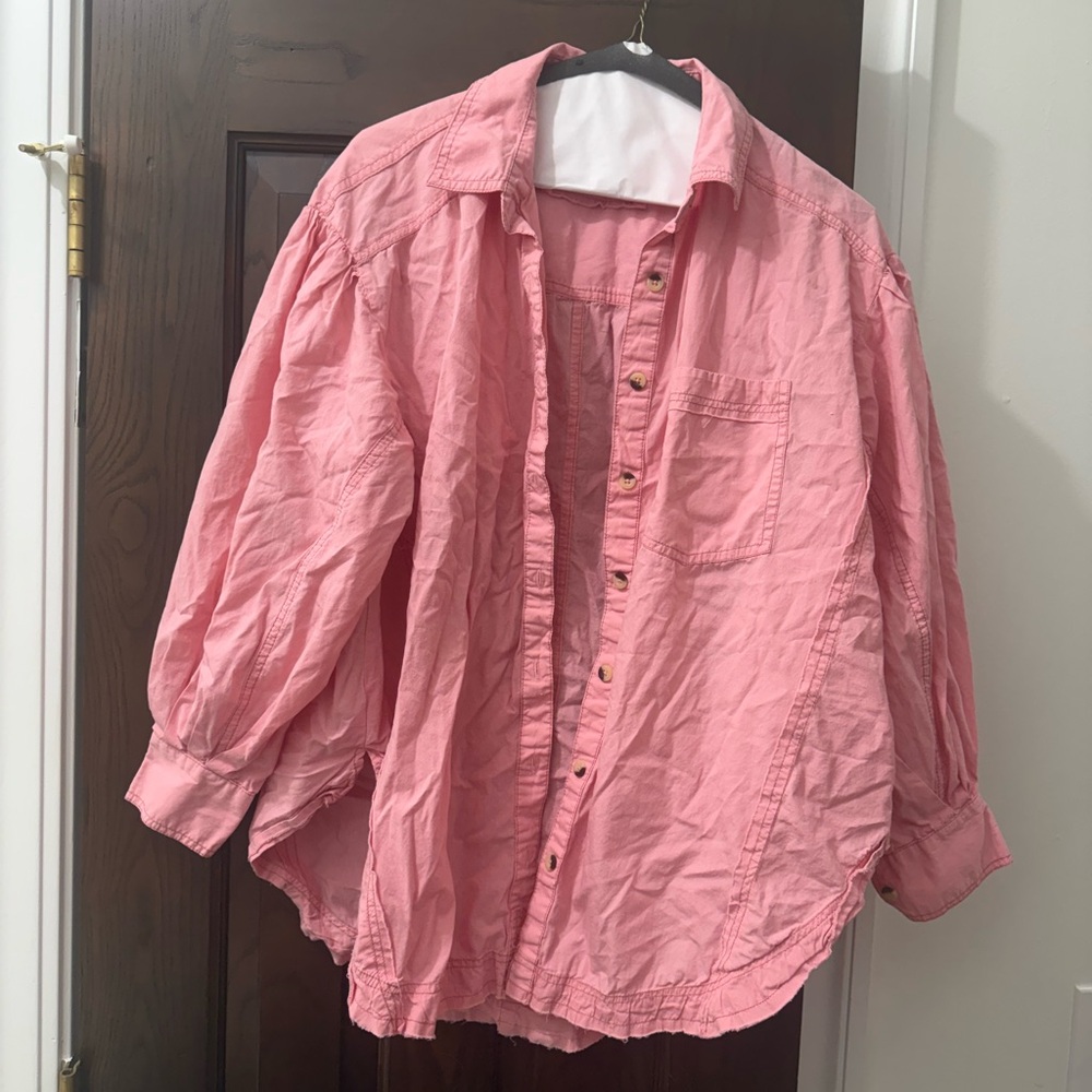 Free People Women’s Button Down Blouse